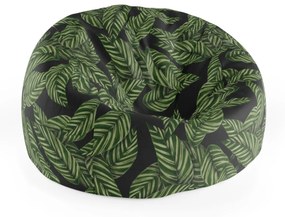 Sablio Sedací vak Cocoon Abstrakce listů - 115 x 75 cm x 45 cm