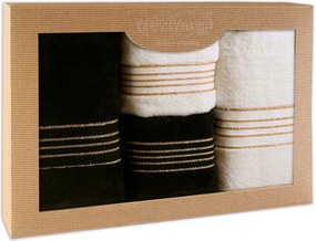 BAVLNENÉ UTERÁKY TIWANO SADA 2 KS 50X90 CM, 2 KS 70X140 CM VIACFAREBNÁ
