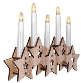 Solight 1V222 - LED Vianočný svietnik 5xLED/2xAA