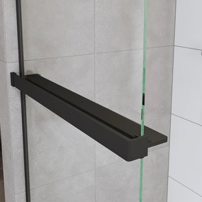 Mereo Mereo, Polička k WALK IN, 120 cm, čierny ALU, MER-CK10620PB