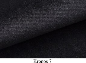 Čalúnená manželská posteľ s úložným priestorom Beneto 180 - čierna (Kronos 07)