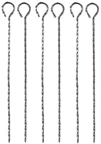 Grilovacie ihly, 6 ks 31,55 cm