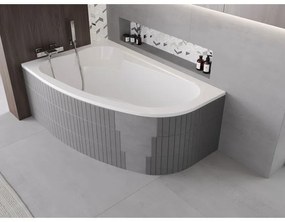 Mexen X-ST, polystyrénový plášť na rohovú vaňu 240 cm, biela, 55022-00