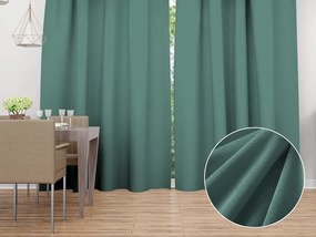 Biante Zamatový záves Velvet Prémium SVP-022 Ľadovo zelený 135x140 cm