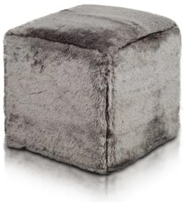 Sedací vak Taburetka Exclusive TiaHome - svetlo sivá