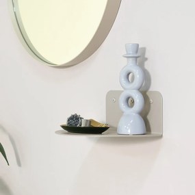 Sivo-béžová kovová polica 30 cm Flex – Spinder Design