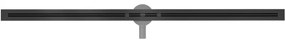 Mexen Flat Super Slim, super tenký odtokový žľab s 360° rotačným sifónom 160 cm, čierna matná, 1751160