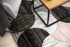 Kusový koberec ALTER Geo mušle ružový