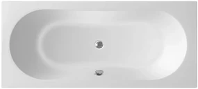 Aqualine Aqualine, JIZERA vaňa 180x80x39cm bez nožičiek, biela, G1880