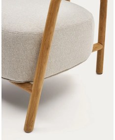 Béžové kreslo Melqui – Kave Home