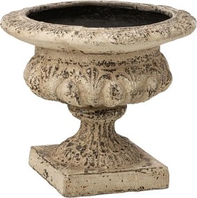 Béžový antik dekoračný kvetináč Vintage Chateau – 56*56*50 cm