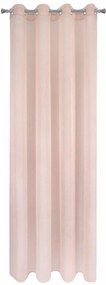 ZÁCLONA NA KRÚŽKOCH REBECCA 140X250 CM RUŽOVÁ