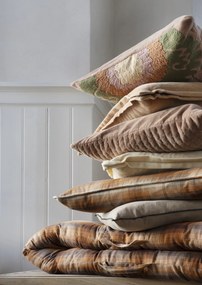 MADAM STOLTZ Prošívaná matrace Checked Pumpkin Spice 45 × 125 cm