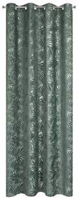 ZÁVES NA KRÚŽKOCH LIVIA 140X250 CM ZELENÁ