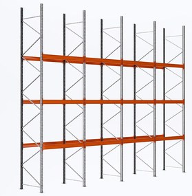 Základný paletový regál|4 moduly