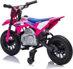 Elektrická motorka HONDA CFR450R ružová