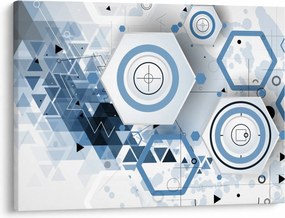 Obraz - Geometrická abstrakcia (70x50 cm)
