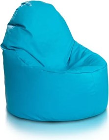 Sedací vak Yoko ekokoža / polyester TiaHome - tyrkysová