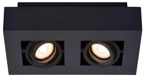Lucide 09119/11/30 - LED Bodové svietidlo XIRAX 2xGU10/5W/230V čierna