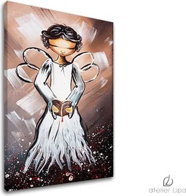 Autorská reprodukcia na plátne ANJEL XOBAM027E1