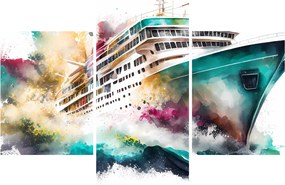 Obraz - Akvarelové more (90x60 cm)