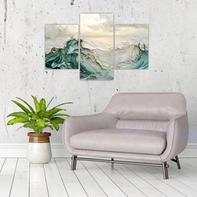 Obraz - 3D abstrakcie mora (90x60 cm)