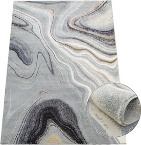 Koberec Microsofty 8304 MULTI – viacfarebný shaggy obdĺžnik Rozmer: 200x290 cm