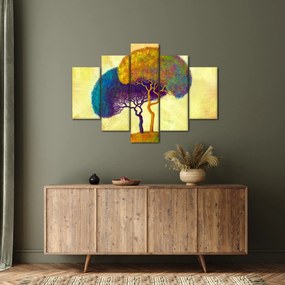 Obraz - Stromy na kopci (150x105 cm)