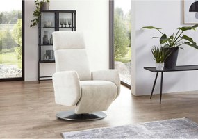 XXXLutz RELAXAČNÉ KRESLO, textil, krémová Sit & More - Online Only obývacie izby - 000144006211