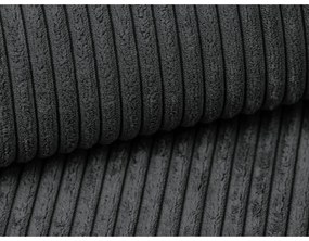 Tmavosivá menčestrová rozkladacia pohovka 195 cm Nona – Makamii