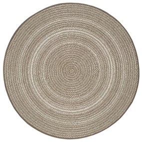Béžový vonkajší koberec Universal Silvana Rutto, ⌀ 120 cm