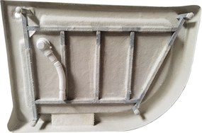 BPS-koupelny Hydromasážny box HYD-Michele 120 L, 120x85 ľavý bez sauny