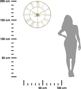 Nástenné hodiny Cason, zlatá