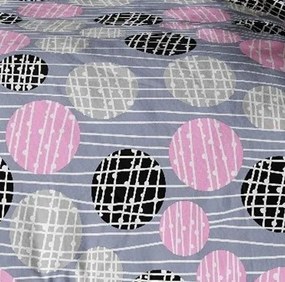 Krepové bavlnené obliečky Homa TORRY BALLS 2-dielna sada 140x200 cm