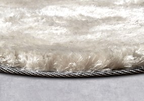 ELLE Decoration, Kusový koberec Cosy 106111 Cream kruh z kolekcie Elle, 160x160 (priemer) kruh, biela, obývacia izba