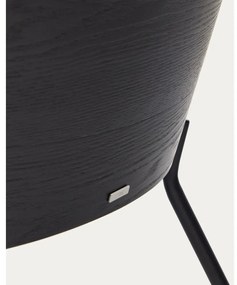 Čierno-sivé kreslo Eamy – Kave Home