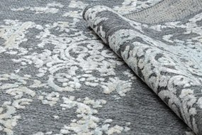 Koberec SOLE D3812 Ornament - ploské tkanie sivý / béžový