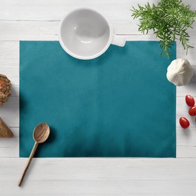 Biante Zamatové prestieranie na stôl Velvet Prémium SVP-035 Tyrkysovo modré 30x40 cm