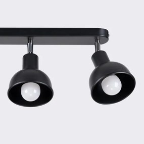 Sollux SL.1318 - Bodové svietidlo ELBA 3xE27/15W/230V čierna