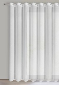 ZÁCLONA NA KRÚŽKOCH TULSA 350X250 CM BIELA