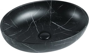 Mexen Orsola umývadlo, 52x39 cm, čierna, 21365271