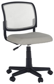 Kondela Otočná stolička, sivá/čierna, RAMIZA 69964