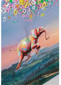 Elephant At Night obraz viacfarebný 120x160 cm