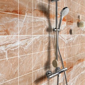 Súprava samolepiek na kachličky 24 ks 15x15 cm Marble Tiles Torino - Ambiance