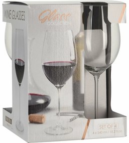 Sada pohárov na červené víno Sunset 540 ml, 4 ks