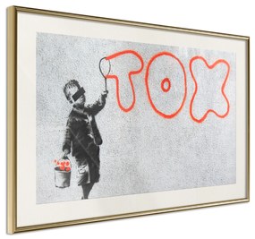 Artgeist Plagát - Toxic [Poster] Veľkosť: 30x20, Verzia: Zlatý rám s passe-partout