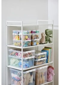 SmartStore Úložný box s bielymi klipmi Classic, 52 l, 52 l
