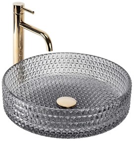 Umývadlo na dosku Cristal 39 Grey Rea-U8880