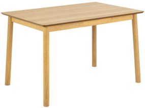 ZARION Dub Prírodný – KUCHYNSKÝ STÔL 120 cm Z DREVA S DYHOU