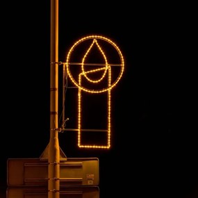 DECOLED LED hadice 1 m, žlutá, 30 diod, IP44 Easy Fix